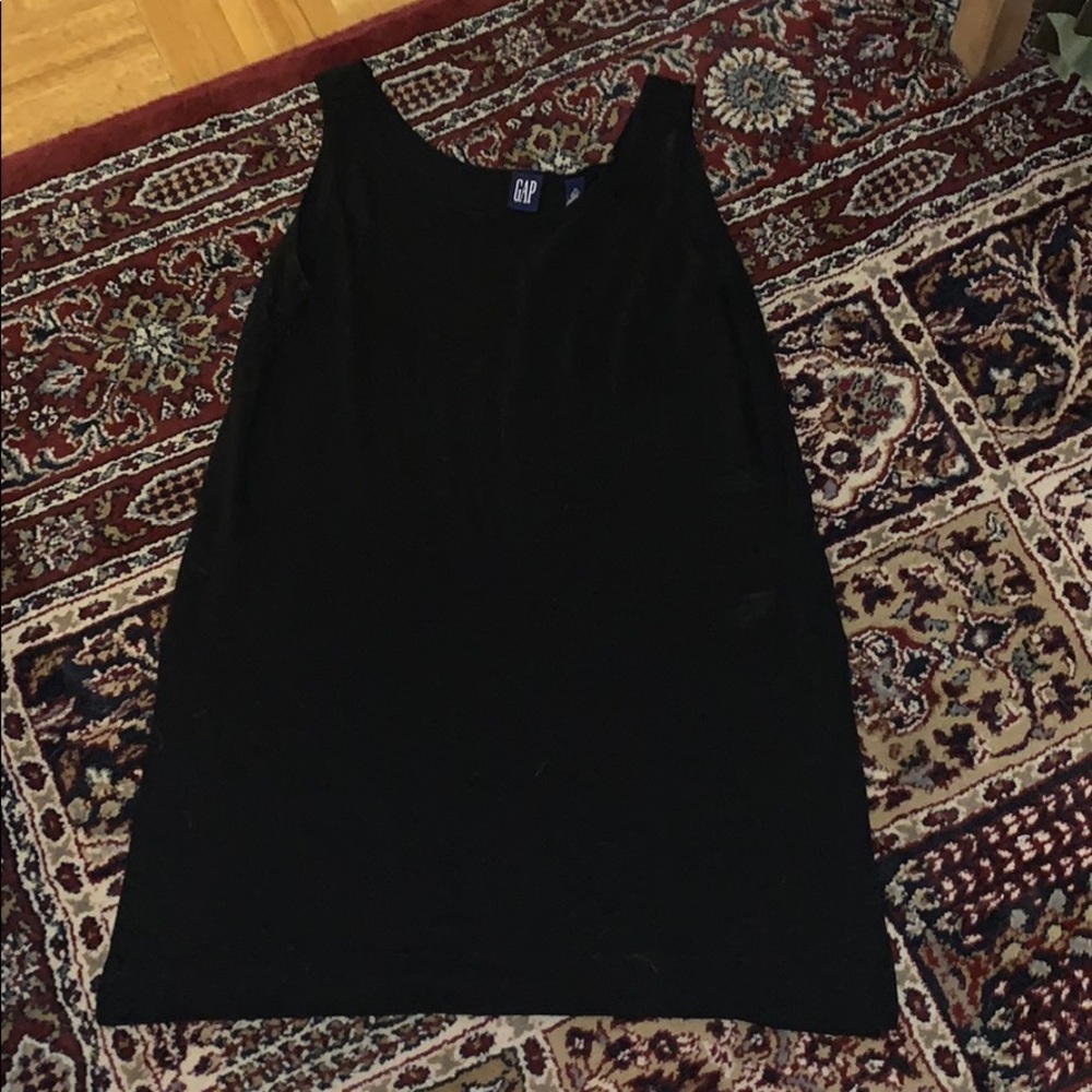 Black Cotton Gap tunic top